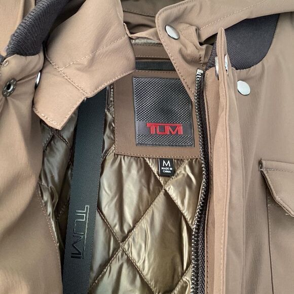 NEW TUMI Brown FLEX JACKET SIZE MEDIUM THREE PART JACKET - Picture 7 of 12